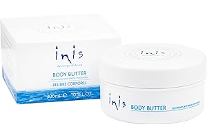Inis the Energy of the Sea Rejuvenating Body Butter - Scented Body Cream for Women and Men - Seaweed Enriched Shea Butter Moisturizer (10.1 fl oz)
