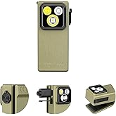 OLIGHT EDC Flashlight with UV Light, 3 Light Source, Oclip Ultra 530 Lumens Rechargeable Clip-On Flashlight, Black Light, IPX