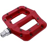 FOOKER MTB Pedals Mountain Bike Pedals 3 Bearing Non-Slip Lightweight Nylon Fiber Bicycle Platform Pedals for BMX MTB 9/16"