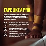 SPORTTAPE Tan Zinc Oxide Tape 3.8cm x 10m – Rigid RayON Athletic Tape view 7