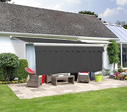 Primrose Volant-Rollo, Anthrazit, 430cm x 100cm