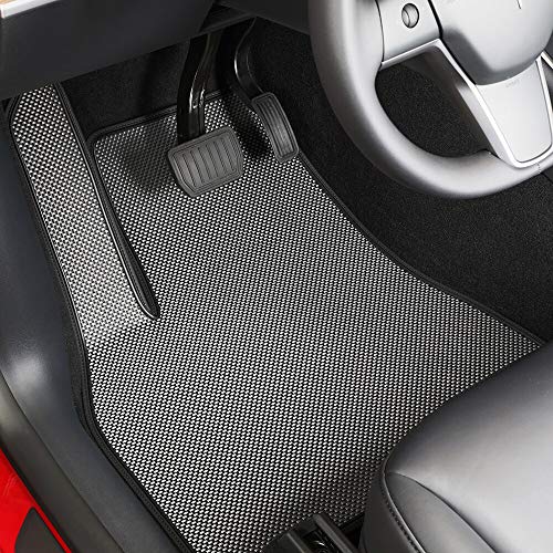 AUTAILORS 5Seat Tesla Model Y Floor Mats 2020(Long Range) All Weather