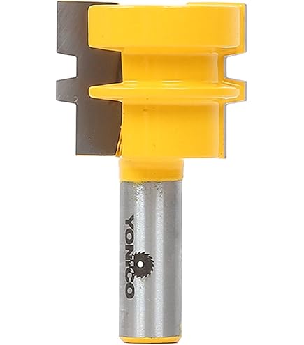 YONICO Lock Miter 22.5 Degree 2 Bit Router Bit Set 22.5