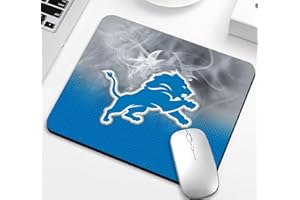 ZYJTEK Gaming Mouse Pad for Football Sports Fans, Non-Slip Rubber Base Blue Design Square Mousepad for Computers Laptop Desk Mat
