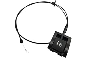 AAHYWM New Replacment Hood Release Cable with Handle Fit 1987-1991 F-Series F-150 F-250 F-350 Bronco/Hood Release Latch Lock Cable