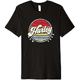 Retro Hurley Home State Cool 70s Style Sunset Premium T-Shirt