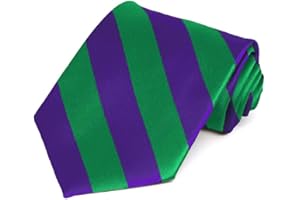 tiemart Men's Striped Tie Standard Length
