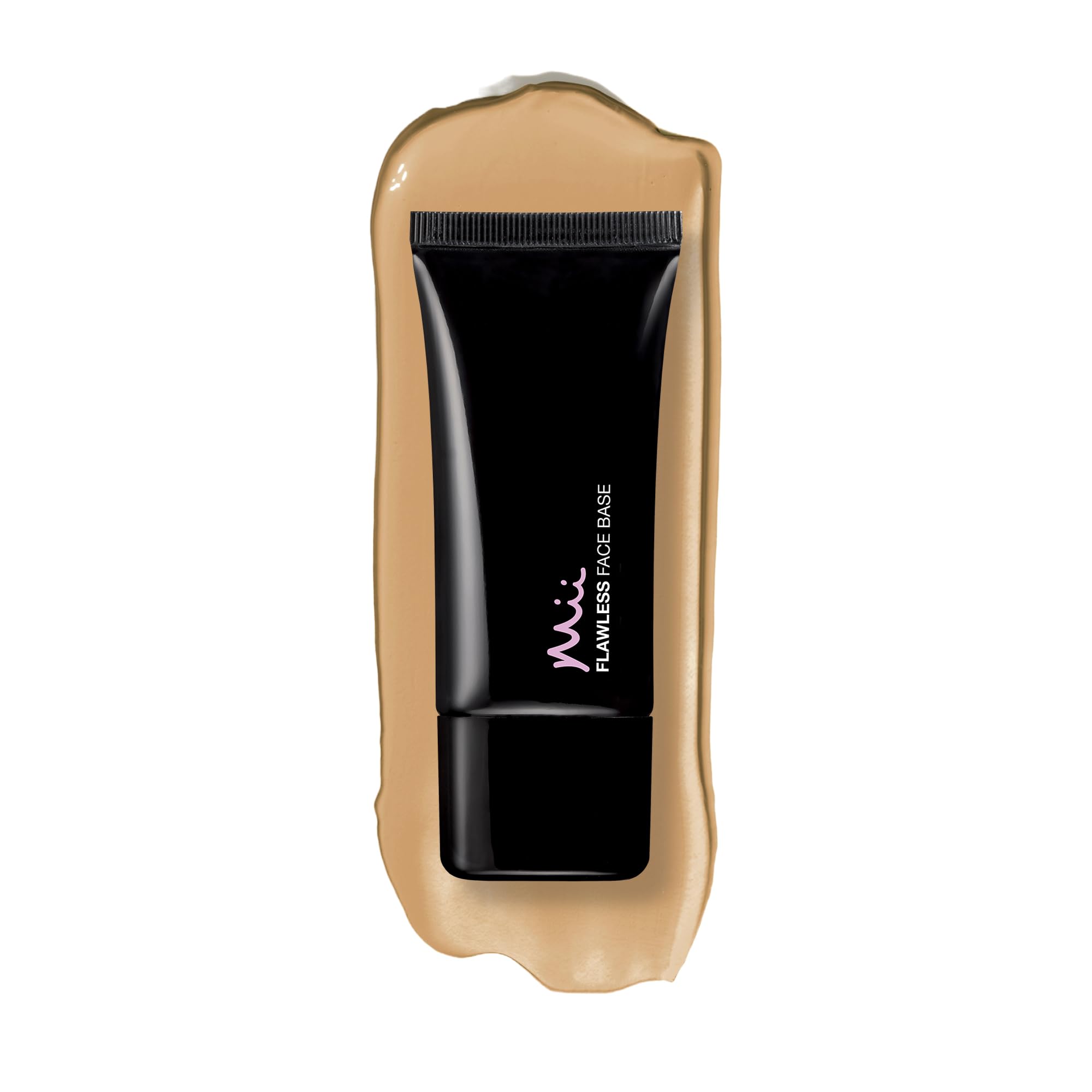 Mii Cosmetics Flawless Face Base, Weightless Liquid Foundation, Medium Coverage, Suitable for all Types of Skin, Perfectly Warm