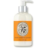 elizabeth W Orange Flower Hand and Body Lotion with Shea Butter, Ginseng, Ivy and Cucumber Extracts, Moisturizing Formula, 8 Fluid Ounces