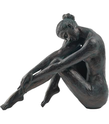 Amazon.com: Danya B. ZD14010 Bronze Sculpture of Person Reading a