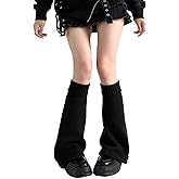 Blazeavian Leg Warmers Y2K White Fluffy Lolita for Girls 80s Women Kawaii Harajuku Cute Long Socks Ankle Ballet Legwarmers