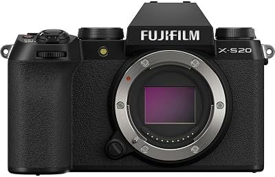 FUJIFILM X-S20 Body Only Black 26.1MP 6.2K Video 7 Stop IBIS 20fps