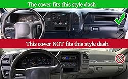 Yiz Dash Cover Mat Fit for 1997-2000 Chevy