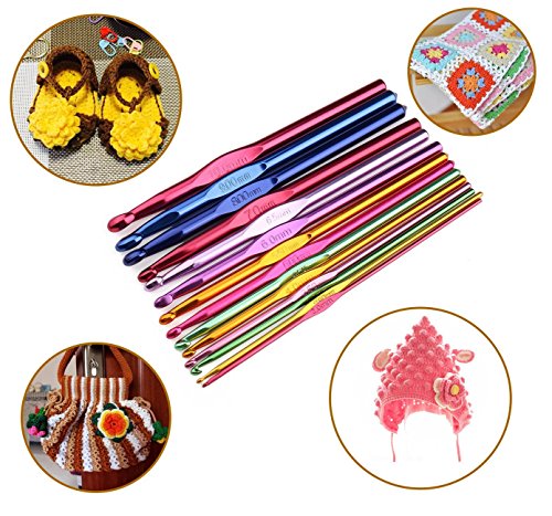 4 Luxbon+Multi+Coloured+Aluminum+2mm+10mm+Knitting