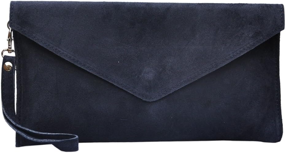 navy suede clutch bags for weddings