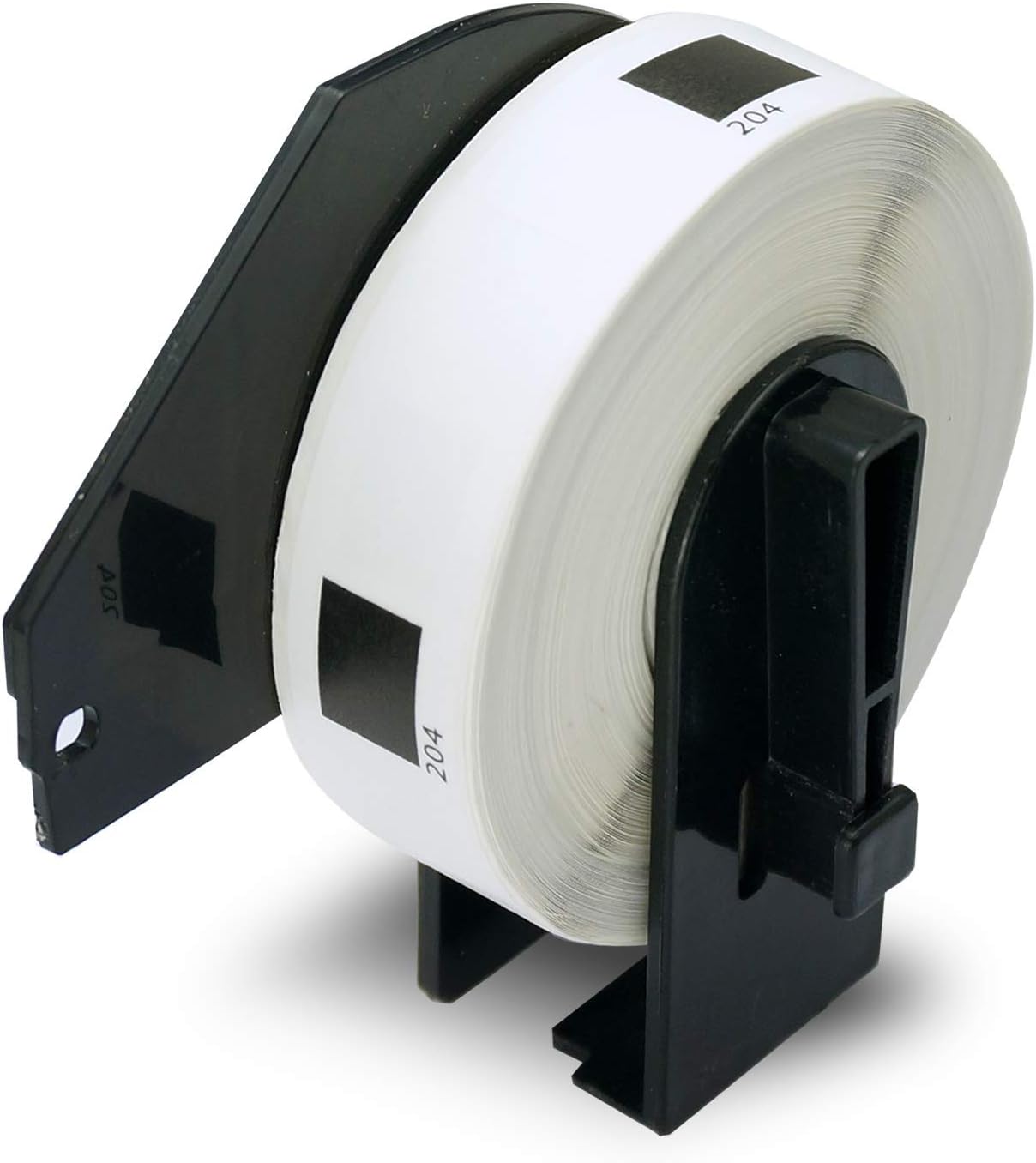 BETCKEY - 1 Roll DK-11204 Labels, 17mm x 54mm, 400 Multi Purpose Labels Compatible with Brother QL Label Printers