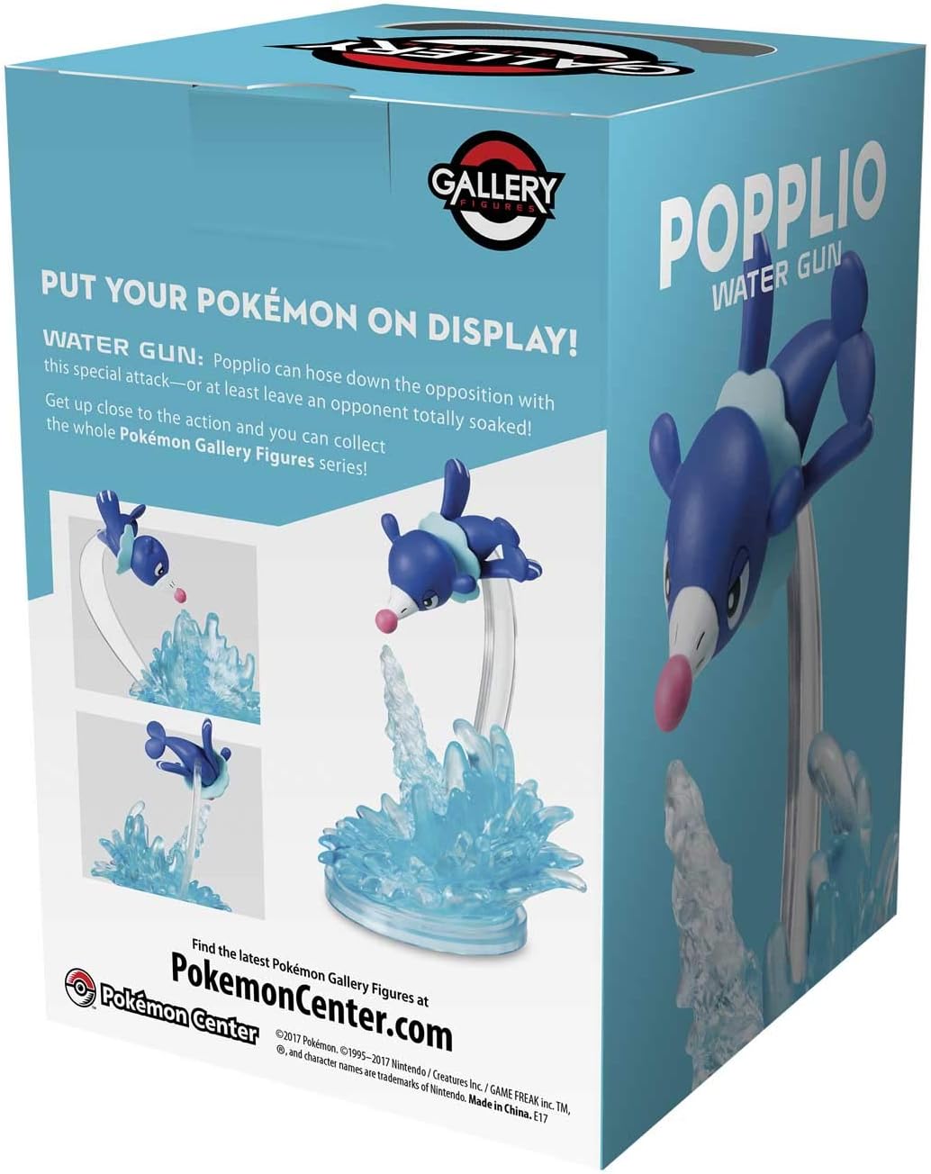 Amazon Com Pokemon Center Gallery Figure Popplio Water Gun Toys Games