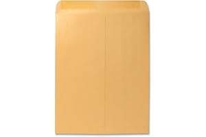 Quality Park 41967 Quality Park Catalog Envelopes,Hvyweight/Gummed,12x15-1/2, 28lb, Kraft,100/Box