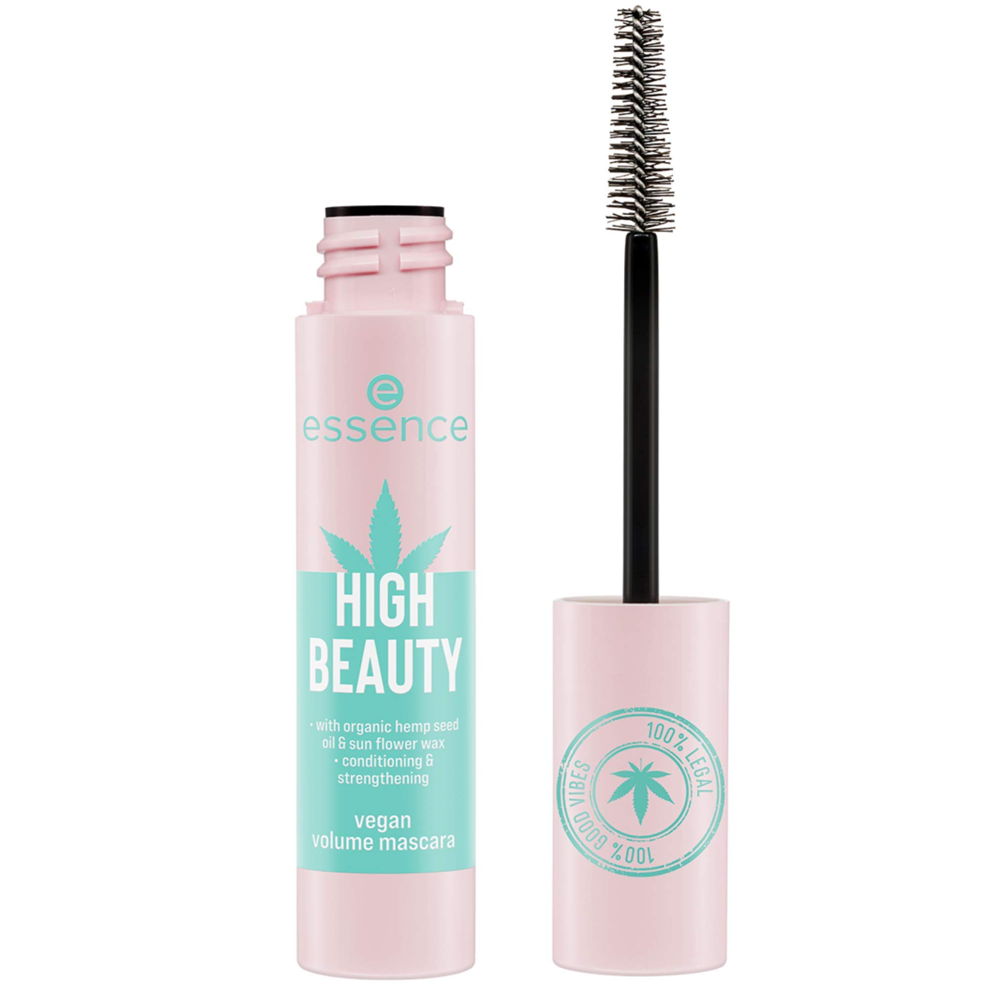 essence cosmetics HIGH BEAUTY vegan volume mascara Black Make Up