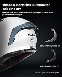 ILM Motorcycle Helmet Full Face with Pinlock