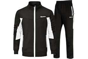 YSENTO Men's Tracksuits Outfits Set 2 Piece Jogging Suits Warm Up Sweatsuits Sweat Track Suits Sets