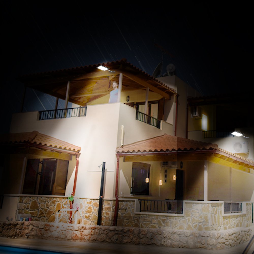 Solarmks Solar Lights Outdoor 56 LED Solar Motion Sensor Lights,Wireless Waterproof Landscape Lighting for Garden Patio Deck Yard Pathway Home Driveway Stairs