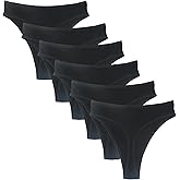 Yuamose High Waist Postpartum Underwear & C-Section Recovery Maternity Panties Cotton Thongs For Women 6 Pack