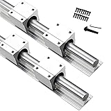 GUWANJI 2Pcs SBR16-2000mm Linear Rail Guide + 4Pcs