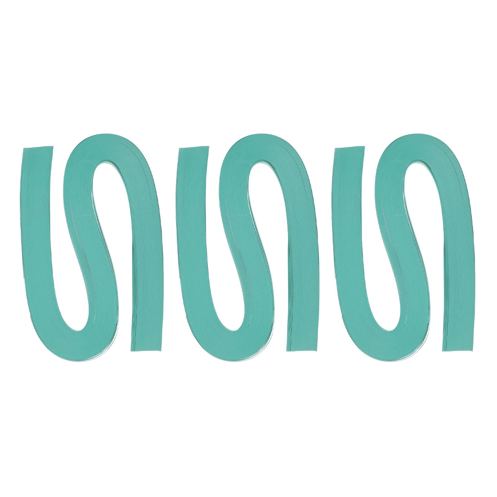 PATIKIL 360pcs Quilling Strips Paper 3mm(1/8") 54cm Origami Paper Quilling Strip for Art DIY Hand Craft Christmas, Turquoise Green