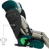 Kinderkraft Junior FIX 2 PRO Car Seat 100-150 cm ISOFIX Belt Install Green view 7