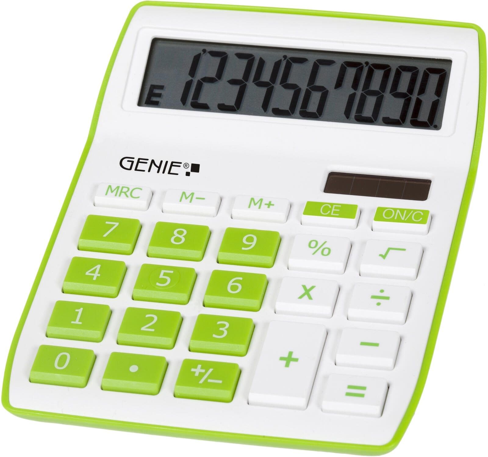 Genie 12266 Desktop Calculator - Green