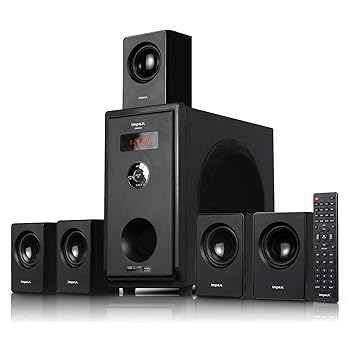 Impex 5.1 Opera 45 W Multimedia Home Theater System with FM/SD/USB/MMC/Bluetooth & Remote Control Support (Black)