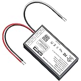 24V Dimmable LED Driver, 60W Triac ELV/MLV LED Transformer Compatible with Lutron&Leviton Switches, Dimmable Power Supply 60W 24V for Light Smooth Flicker Free Dimming