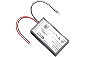 ADAPTER-UNIVERSE 24V Dimmable LED Driver, 60W Triac ELV/MLV LED Transformer Compatible with Lutron&Leviton Switches, Dimmable Power Supply 60W 24V for Light Smooth Flicker Free Dimming