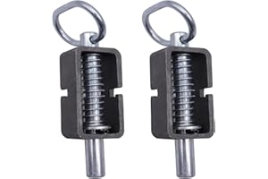 HABIIID 2 Pcs Universal Long Spring Latch Lock，Weld-On Spring Latch Assembly for Trailer