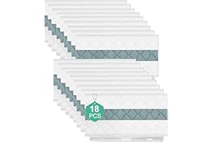 DHOUA 18 Pack Shark VACMOP Pro Replacement Mop Pad Compatible with Shark VACMOP Disposable Hard Floor Vacuum for Shark Vacmop Pro VM252 VM251 VM250 VM200 VC205 QM250 VM190 VM200P12 VMP30, Part VMP30, VMP10