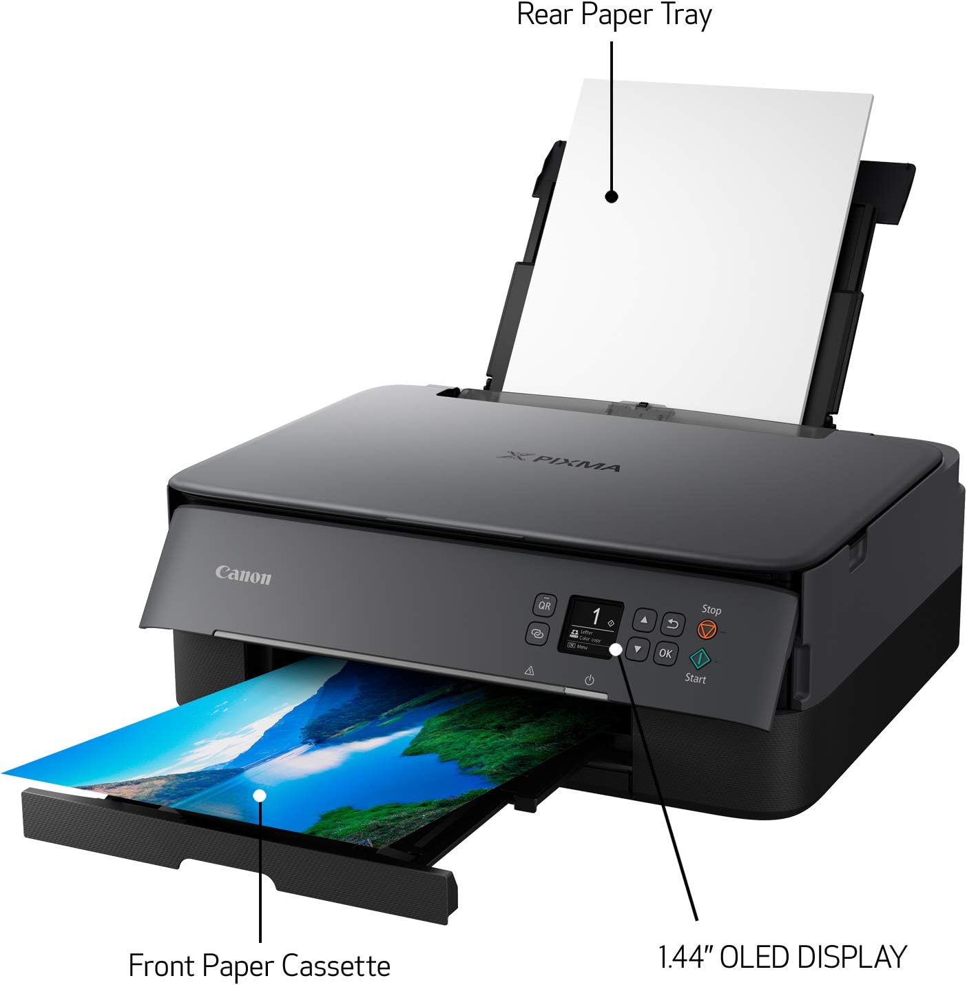 Canon TS6420 All-In-One Wireless Printer, Black: Electronics