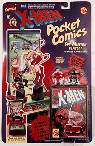 X-Men Pocket Comics Spy Mission Playset: Wolverine vs Omega Red