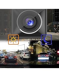 Dual Dash Cam para automóviles 1080P Cámaras delanteras y traseras interiores AWESAFE 2.31 "170 ° Gran angular Grabadora de cámara con tablero de instrumentos con visión nocturna, G Sensor, grabación en bucle, WDR, modo de estacionamiento