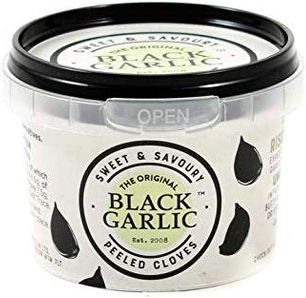 The Original Black Garlic Sweet& Savoury Peeled Cloves 50g (Pack of 6)