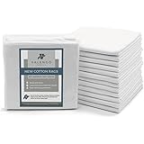 VALENGO New Lint Free Rags- 100% Cotton Rags for Cleaning Rags Cotton Cloth, Soft Tshirt Rags, Lint Free Cloth for Cast Iron,