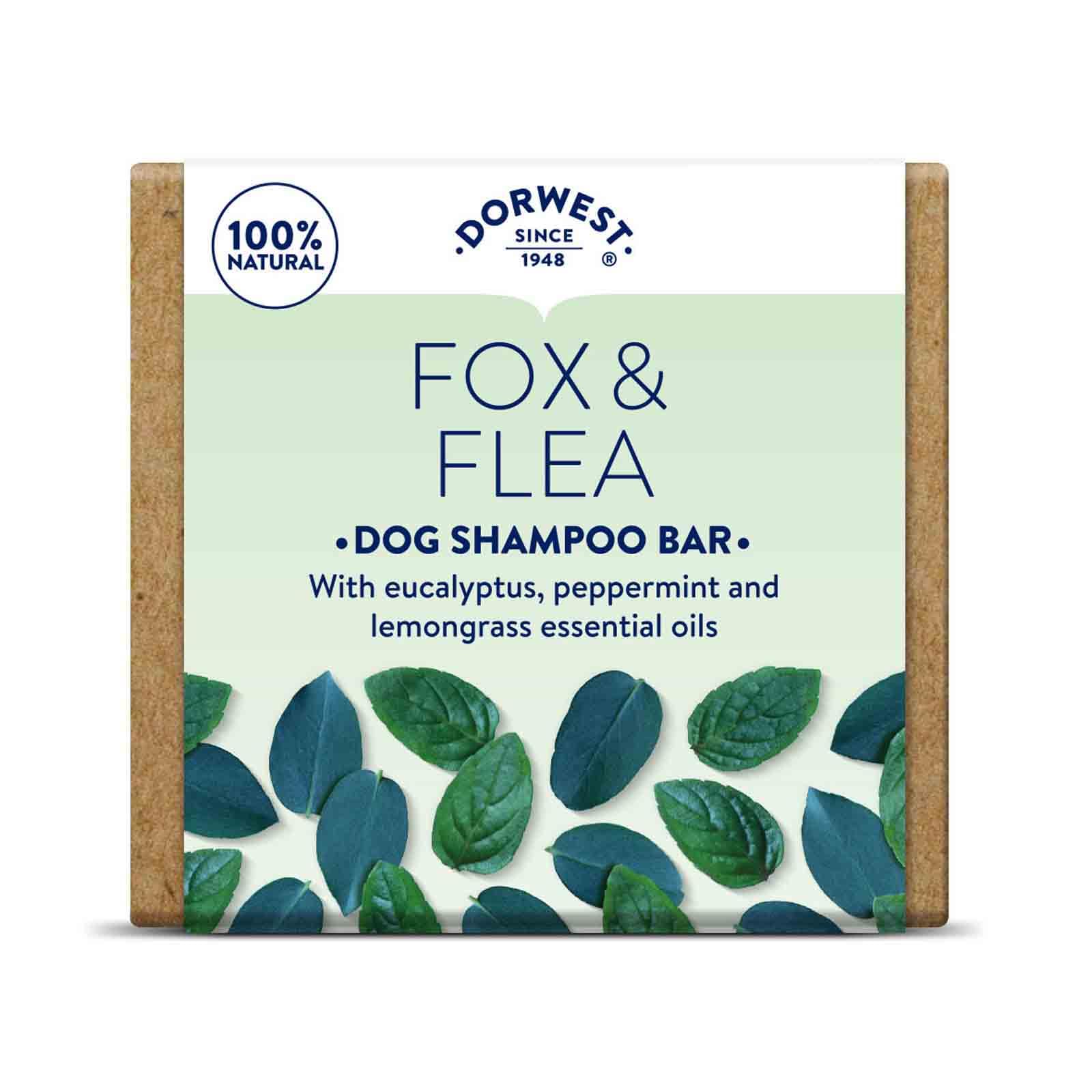 DORWEST HERBS Fox & Flea Dog Shampoo Bar. 100% natural, removes stinky smells