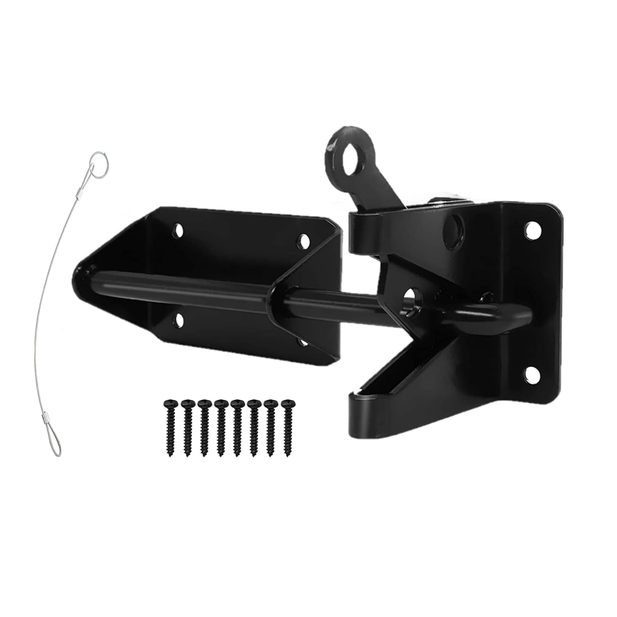 Mua Heavy Duty Self Locking Gate Latch for Wooden Fence with Cable Pull