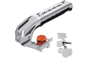 K&F CONCEPT NATO Top Handle with 3/8" Screw Mount & Quick Release NATO Rail for DSLR Camera Cage Universal Ergonomic Grip wit