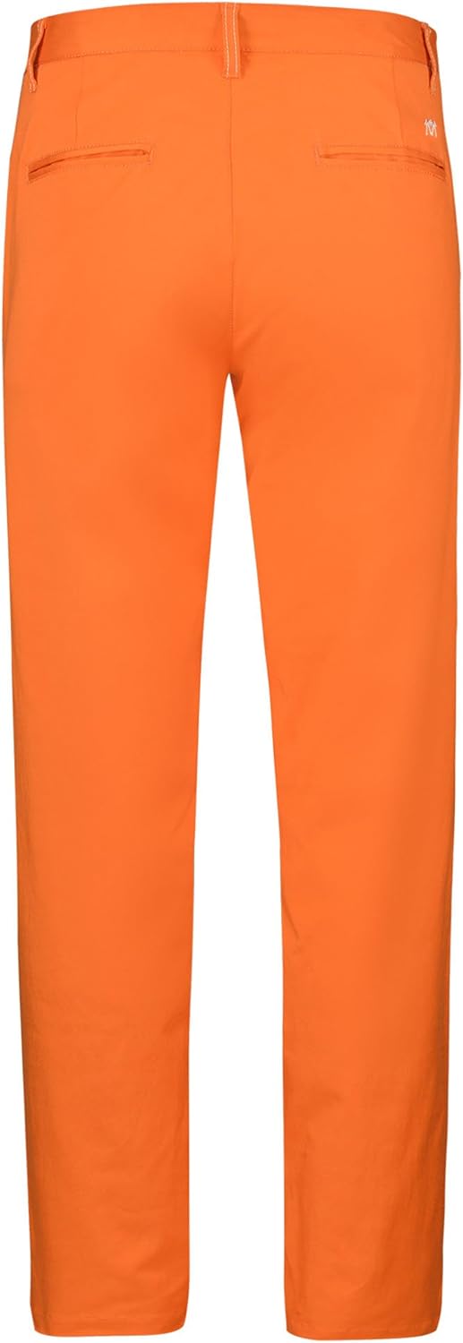 Lesmart Men's Golf Pants Stretch Slim Straight Tech Performance Relaxed Fit Chino Pant: Clothing