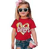 AG AGUU Toddler Football T-Shirt Boys Girls Football Team Outfits Game Day Shirts Fans Lover Tees Kid Short Sleeve Tops