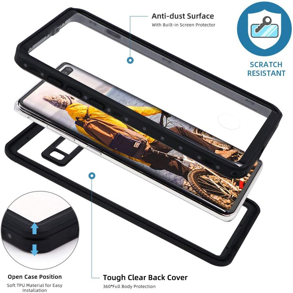Beeasy for Samsung S10+ Case Waterproof IP68 Built-in Screen Protector - Image 4