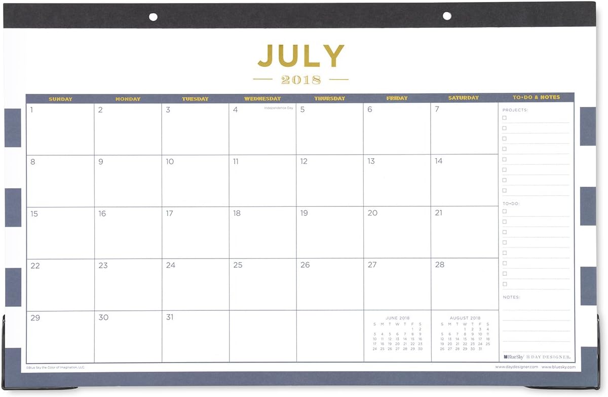 Best blue sky desk calendar 2019