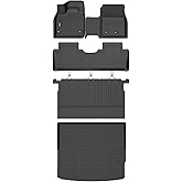 ANBINGO®Floor Mats Fit for Nissan Ariya 2023-2025&Seatback&Cargo Liners All Weather Mats for Nissan Ariya TPE Car Mat Rugs for Ariya Rubber Trunk Carpet for 2024 Ariya Automotive Accessories