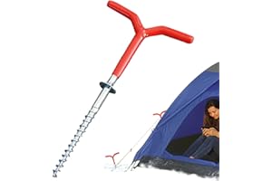 Tent Stakes for Ice | Ice Fishing Screws Shelter Stake Nail - Fishing Augers, Winter Accessories for Camping Outdoor